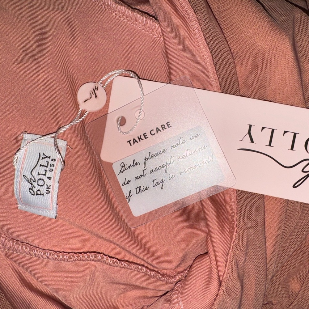 Oh Polly - First Date Dress in Dusty Rose - Picture 4 of 4